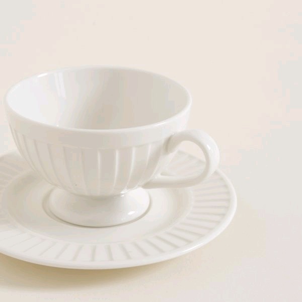 Taza y Plato Drape - OBED Home & Deco San Rafael
