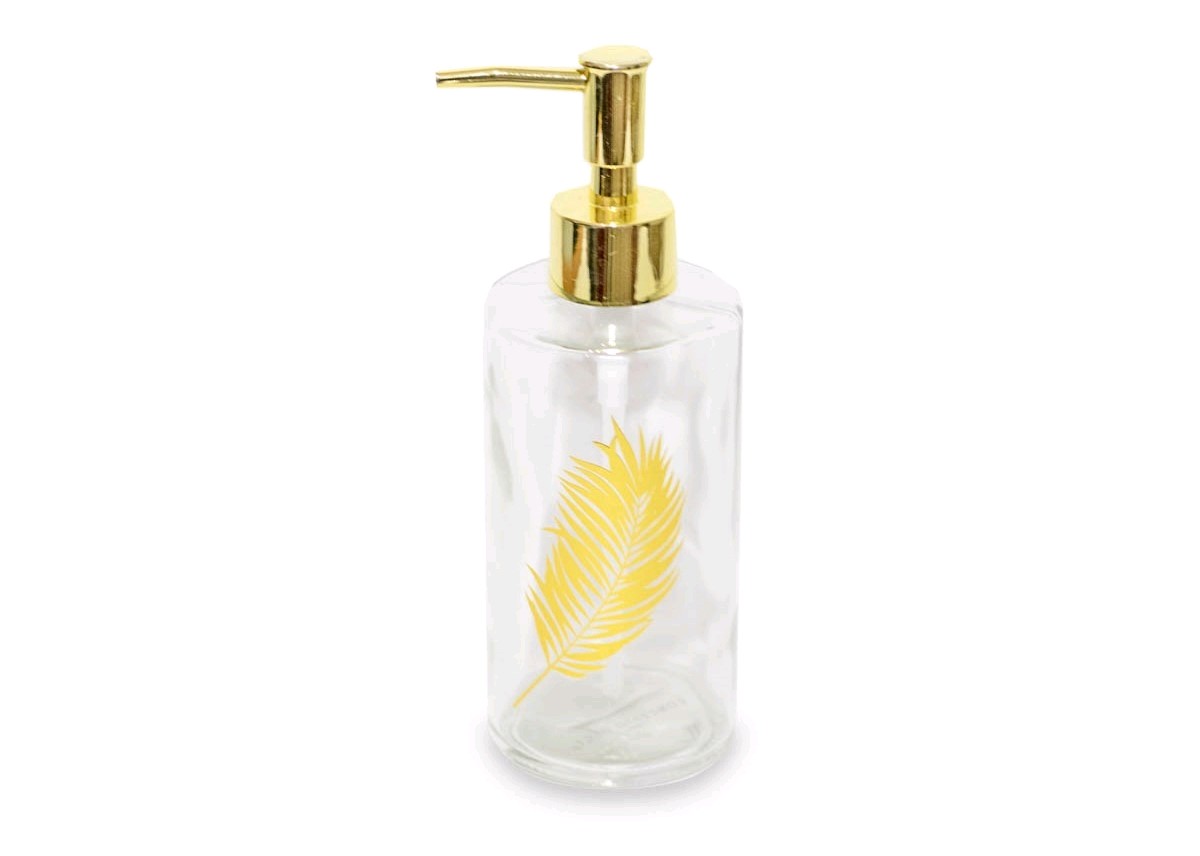 Dispenser de Vidrio Golden Leaf (D) - OBED Home & Deco San Rafael, Mendoza