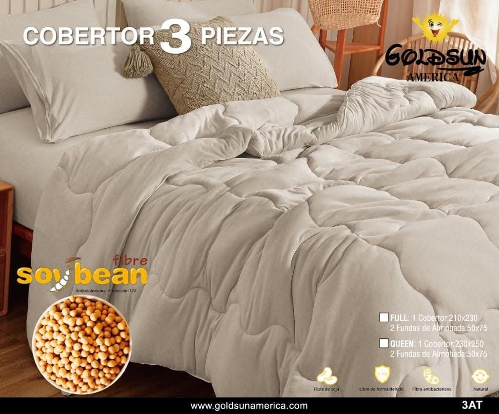 Cobertor 3 piezas Full malla - OBED Home & Deco San Rafael